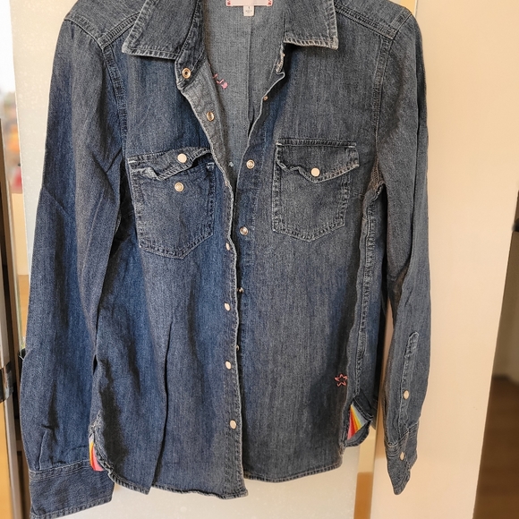 SUNDRY jean shirt. - Picture 2 of 3